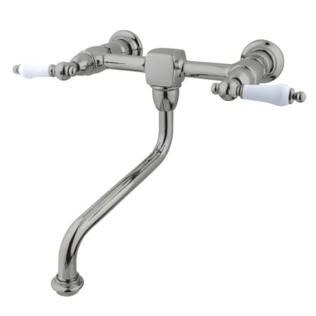 A large image of the Kingston Brass KS121.PL Brushed Nickel