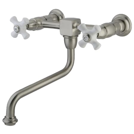 A large image of the Kingston Brass KS121.PX Brushed Nickel