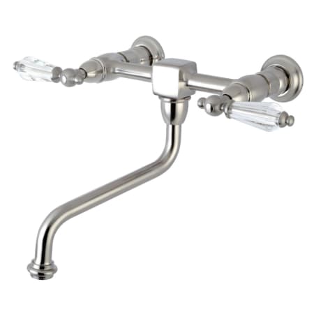 A large image of the Kingston Brass KS121.WLL Brushed Nickel