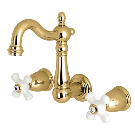 A large image of the Kingston Brass KS122.PX Polished Brass