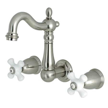 A large image of the Kingston Brass KS122.PX Brushed Nickel