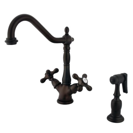 A large image of the Kingston Brass KS123.AXBS Oil Rubbed Bronze
