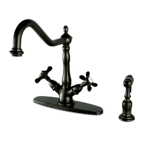 A large image of the Kingston Brass KS123.BEXBS Oil Rubbed Bronze