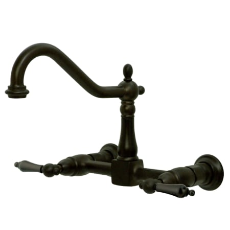 A large image of the Kingston Brass KS124.AL Oil Rubbed Bronze