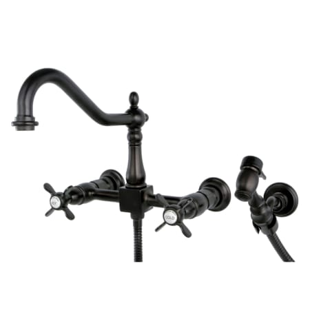 A large image of the Kingston Brass KS124.BEXBS Oil Rubbed Bronze