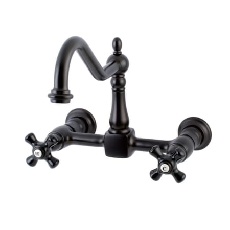 A large image of the Kingston Brass KS124.PKX Oil Rubbed Bronze