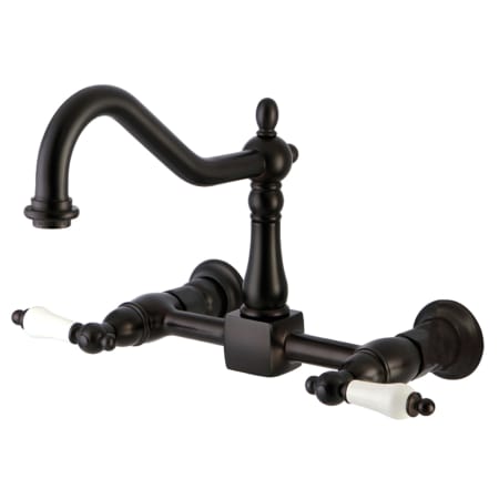 A large image of the Kingston Brass KS124.PL Oil Rubbed Bronze