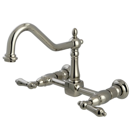 A large image of the Kingston Brass KS124.AL Polished Nickel