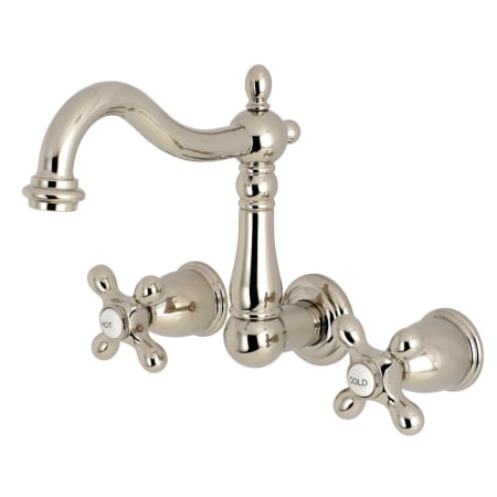 A large image of the Kingston Brass KS125.AX Polished Nickel