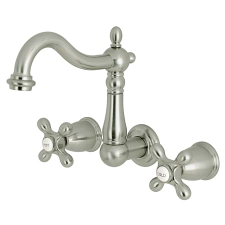 A large image of the Kingston Brass KS125.AX Brushed Nickel