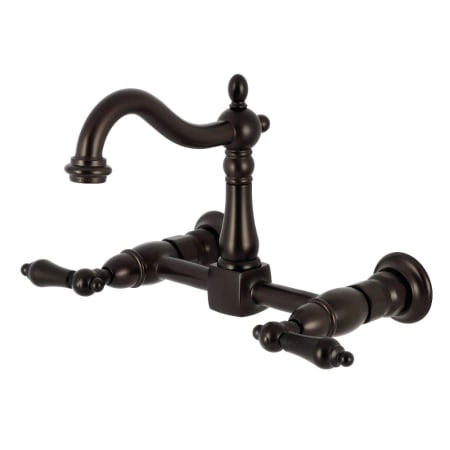 A large image of the Kingston Brass KS126.AL Oil Rubbed Bronze