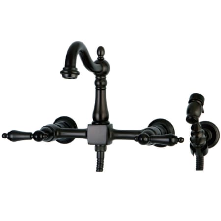 A large image of the Kingston Brass KS126ALBS Oil Rubbed Bronze