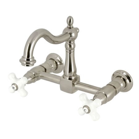 A large image of the Kingston Brass KS126.PX Brushed Nickel