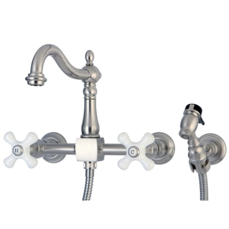 A large image of the Kingston Brass KS126PXBS Brushed Nickel