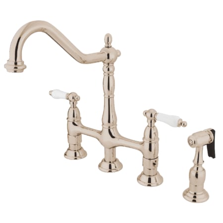 A large image of the Kingston Brass KS127.PLBS Polished Nickel