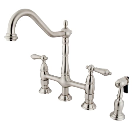 A large image of the Kingston Brass KS127.ALBS Brushed Nickel
