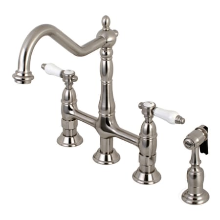 A large image of the Kingston Brass KS127.BPLBS Brushed Nickel