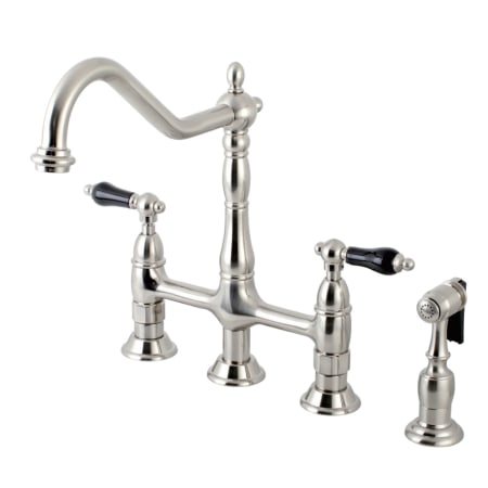A large image of the Kingston Brass KS127.PKLBS Brushed Nickel