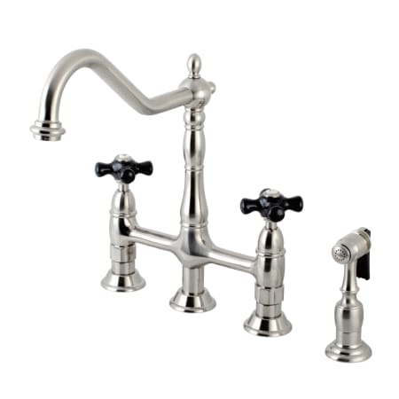 A large image of the Kingston Brass KS127.PKXBS Brushed Nickel