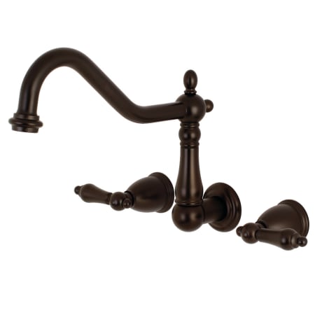 A large image of the Kingston Brass KS128.AL Oil Rubbed Bronze