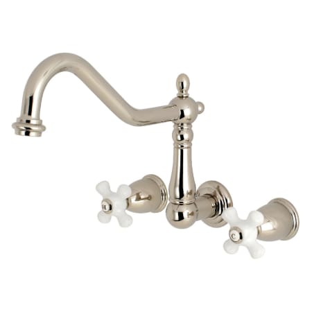 A large image of the Kingston Brass KS128.PX Polished Nickel