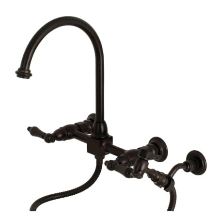 A large image of the Kingston Brass KS129.ALBS Oil Rubbed Bronze