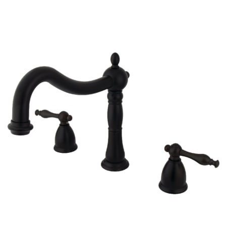 A large image of the Kingston Brass KS134.NL Oil Rubbed Bronze