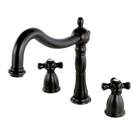 A large image of the Kingston Brass KS134.PKX Oil Rubbed Bronze