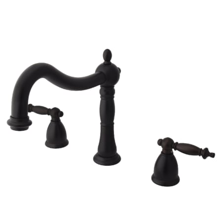 A large image of the Kingston Brass KS134.TL Oil Rubbed Bronze