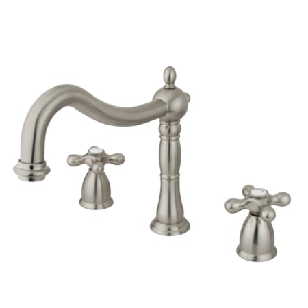A large image of the Kingston Brass KS134.AX Brushed Nickel