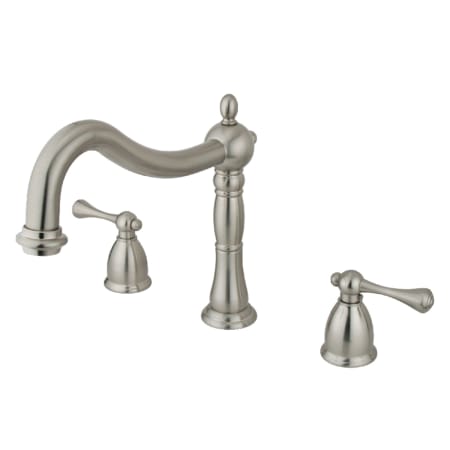 A large image of the Kingston Brass KS134.BL Brushed Nickel