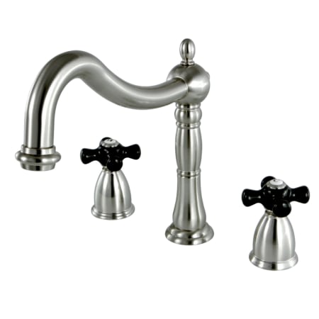 A large image of the Kingston Brass KS134.PKX Brushed Nickel