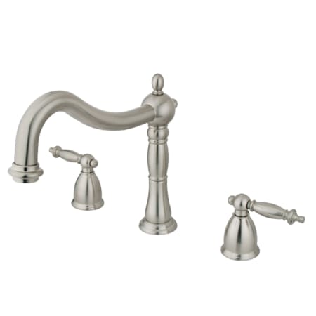 A large image of the Kingston Brass KS134.TL Brushed Nickel