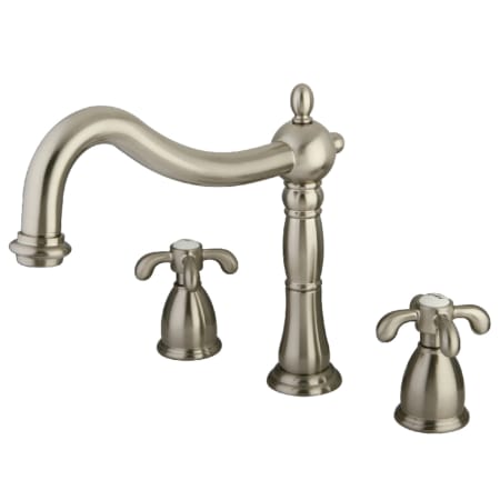A large image of the Kingston Brass KS134.TX Brushed Nickel