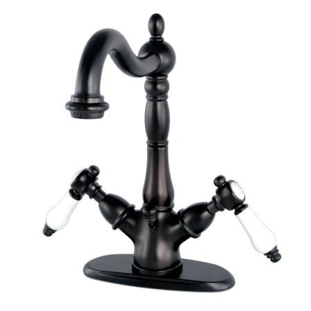 A large image of the Kingston Brass KS143BPL Oil Rubbed Bronze