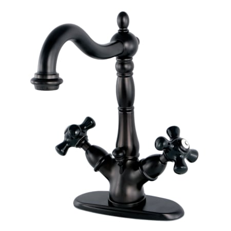 A large image of the Kingston Brass KS143.PKX Oil Rubbed Bronze