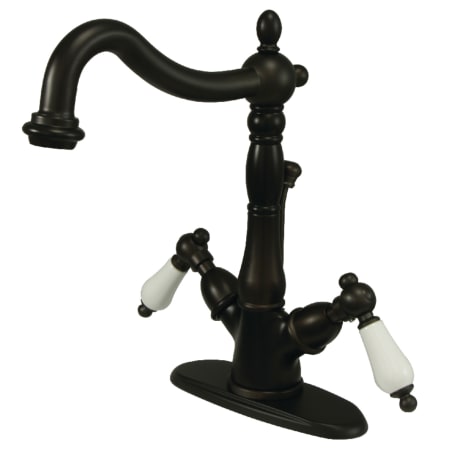 A large image of the Kingston Brass KS143.PL Oil Rubbed Bronze