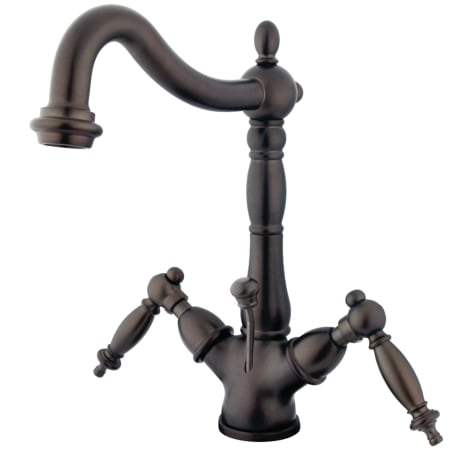 A large image of the Kingston Brass KS143.TL Oil Rubbed Bronze