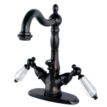 A large image of the Kingston Brass KS143WLL Oil Rubbed Bronze