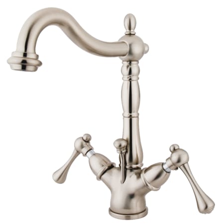 A large image of the Kingston Brass KS143.BL Brushed Nickel