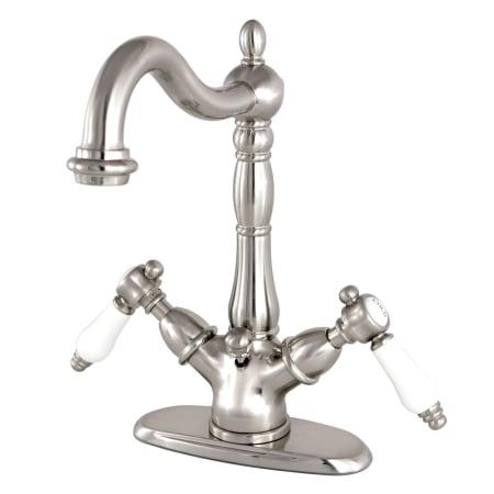 A large image of the Kingston Brass KS143BPL Brushed Nickel