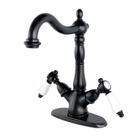 A large image of the Kingston Brass KS149.BPL Oil Rubbed Bronze