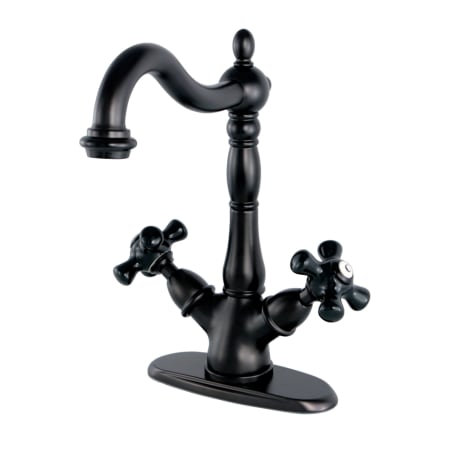 A large image of the Kingston Brass KS149.PKX Oil Rubbed Bronze