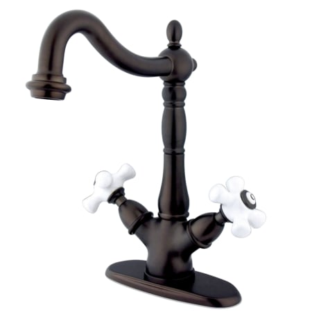 A large image of the Kingston Brass KS149.PX Oil Rubbed Bronze