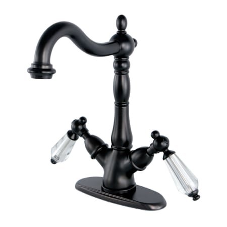 A large image of the Kingston Brass KS149WLL Oil Rubbed Bronze