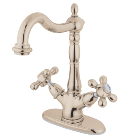 A large image of the Kingston Brass KS149.AX Polished Nickel