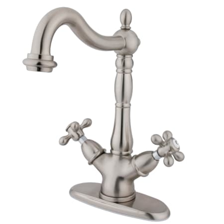 A large image of the Kingston Brass KS149.AX Brushed Nickel