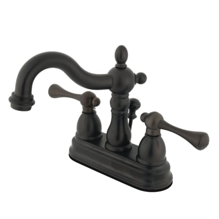 A large image of the Kingston Brass KS160.BL Oil Rubbed Bronze