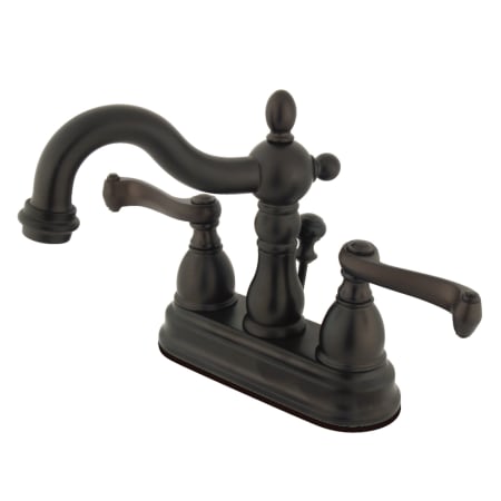A large image of the Kingston Brass KS160.FL Oil Rubbed Bronze