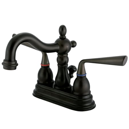A large image of the Kingston Brass KS160 Oil Rubbed Bronze
